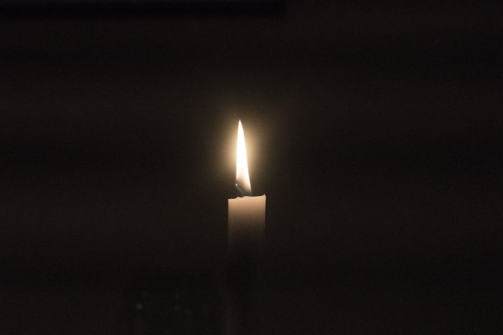 Candle in the darkness